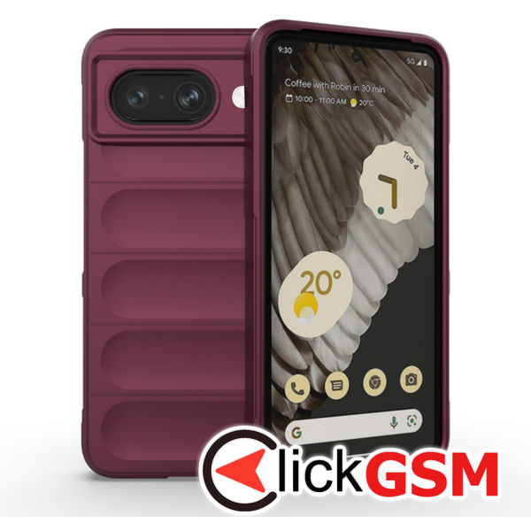 Accesoriu Husa Magic Shield Bordo Google Pixel 8a