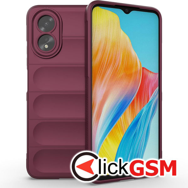 Accesoriu Husa Magic Shield Bordo Oppo A18