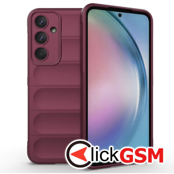 Husa Magic Shield bordo Samsung Galaxy A55 5a3