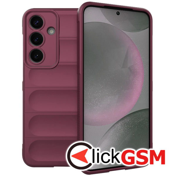 Husa Magic Shield bordo Samsung Galaxy S25+ 6i9