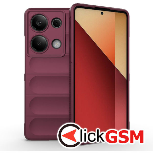 Husa Magic Shield bordo Xiaomi POCO M6 Pro 7o3