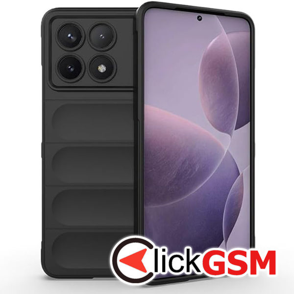 Husa Magic Shield negru Xiaomi POCO X6 Pro 7q5