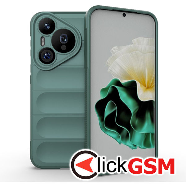 Husa Magic Shield verde Huawei Pura 70 Pro brw