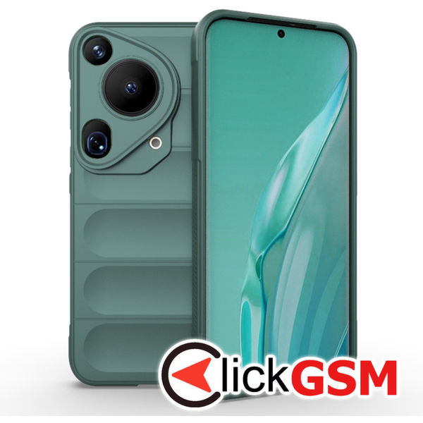 Husa Magic Shield verde Huawei Pura 70 Ultra bs4