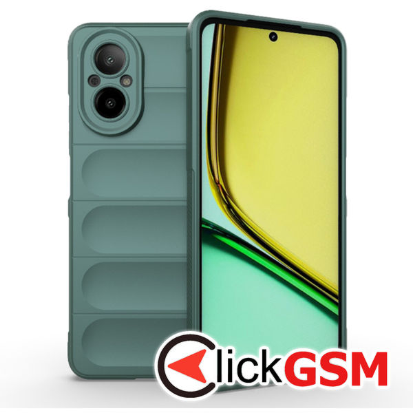 Husa Magic Shield verde Realme C67 4G 4ma