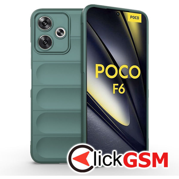 Husa Magic Shield verde Xiaomi POCO F6 dzm