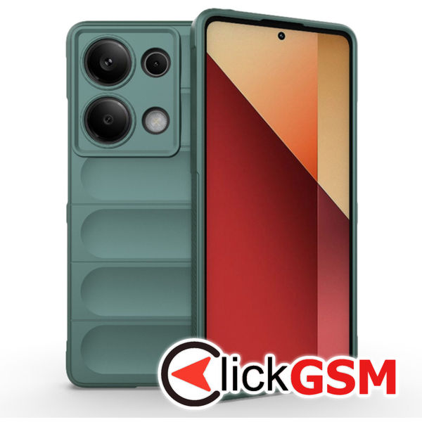 Husa Magic Shield verde Xiaomi POCO M6 Pro 7o0