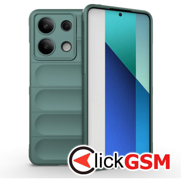 Husa Magic Shield verde Xiaomi Redmi Note 13 4G 7xk