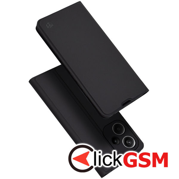 Husa Magskin Book negru Xiaomi Redmi Note 13 Pro+ 7zu