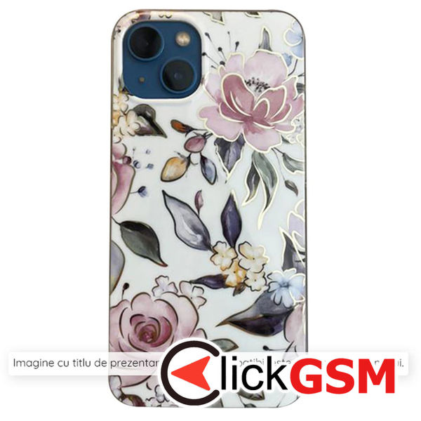 Husa Marble alb Apple iPhone 16 3nx