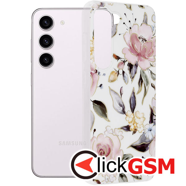 Husa Marble alb Samsung Galaxy S23 dw5