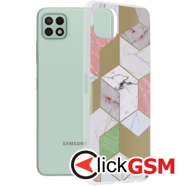 Husa Marble mov Samsung Galaxy A22 5G 4yx