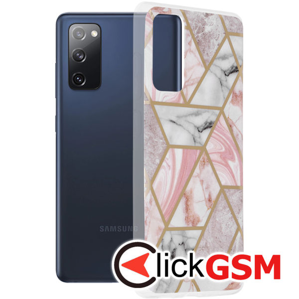 Husa Marble roz Samsung Galaxy S20 FE dv7