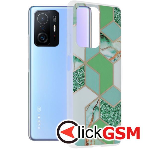 Accesoriu Husa Marble Verde Xiaomi 11T