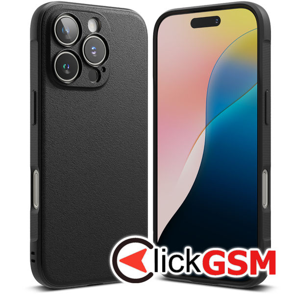 Husa Onyx negru Apple iPhone 16 Pro gnt