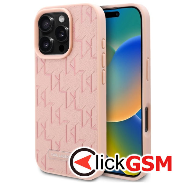 Husa  roz Apple iPhone 16 Pro 858