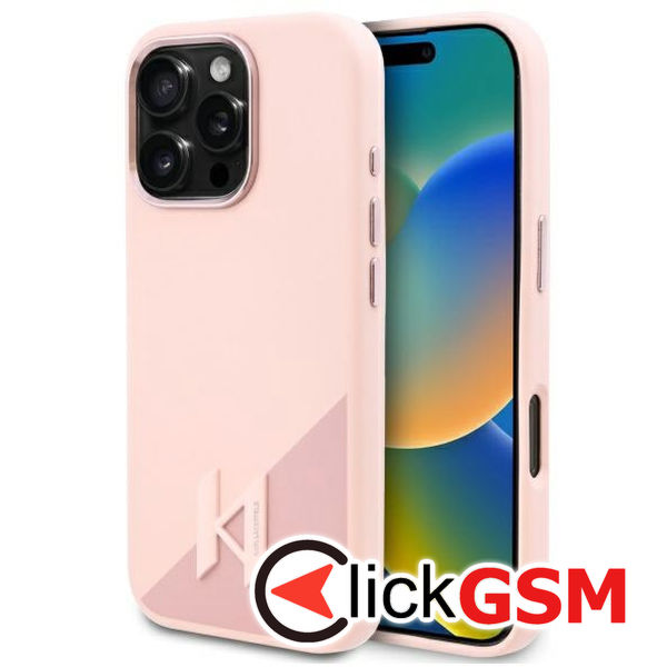 Husa  roz Apple iPhone 16 Pro Max 8ku