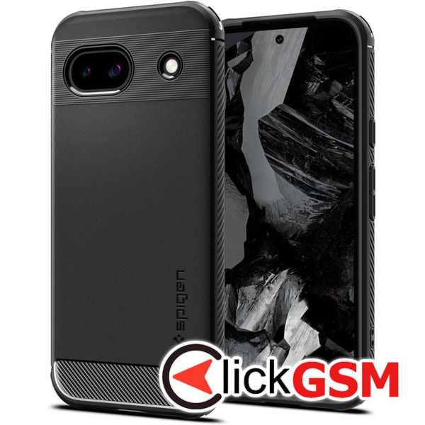 Husa Rugget negru Google Pixel 8a brc