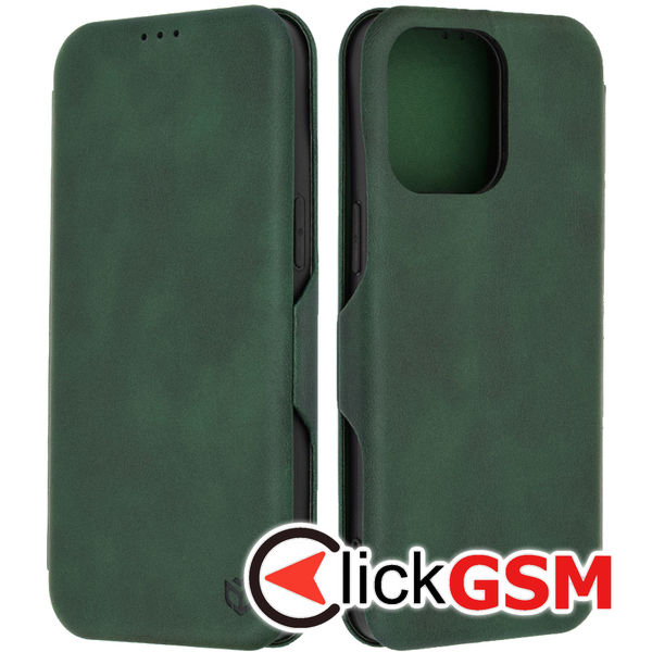 Husa Safe Wallet verde Apple iPhone 15 Pro Max bw