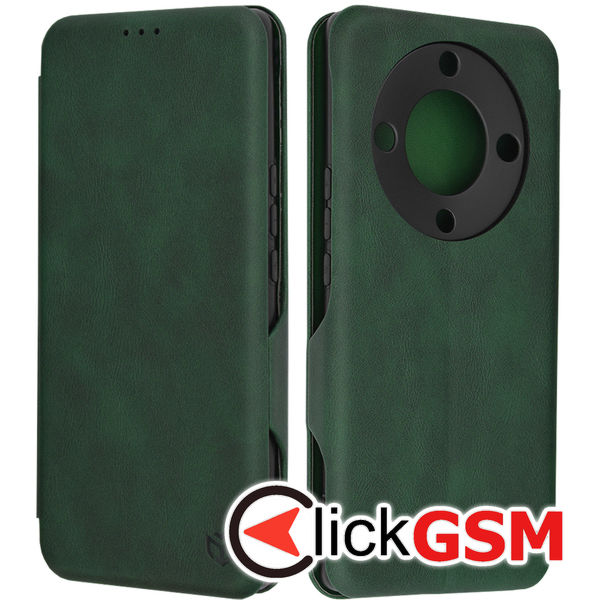 Husa Safe Wallet verde Honor Magic5 Lite 1fw