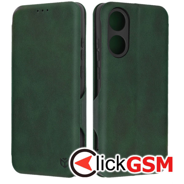 Husa Safe Wallet verde Oppo A78 4G 4bf