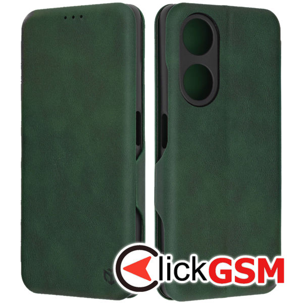 Husa Safe Wallet verde Oppo A98 5G 4bg