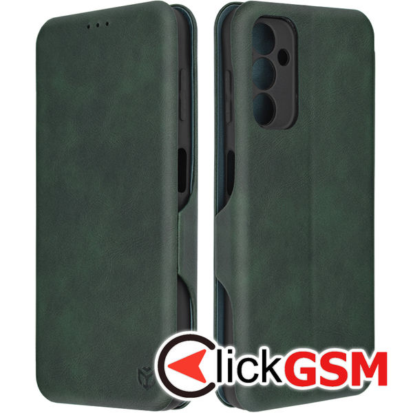 Husa Safe Wallet verde Samsung Galaxy A14 5G 4fu