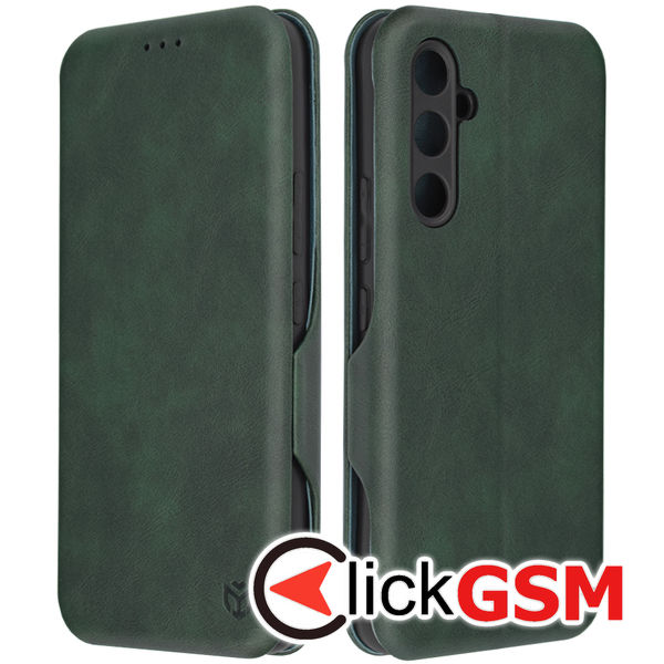 Husa Safe Wallet verde Samsung Galaxy A54 5G 4w0