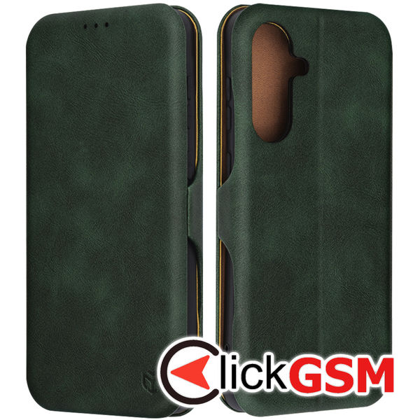 Husa Safe Wallet verde Samsung Galaxy A56 4wb