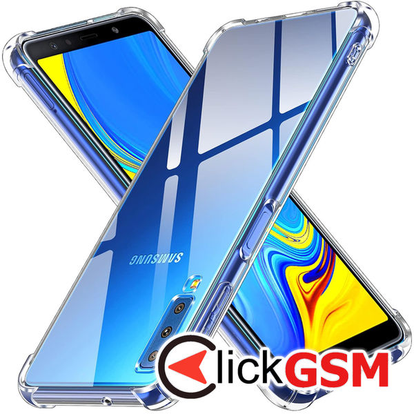 Husa Shockproof transparenta Samsung Galaxy A7 2018 5ah