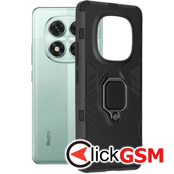 Husa Silicone Shield negru Xiaomi Redmi Note 14 Pro d1u