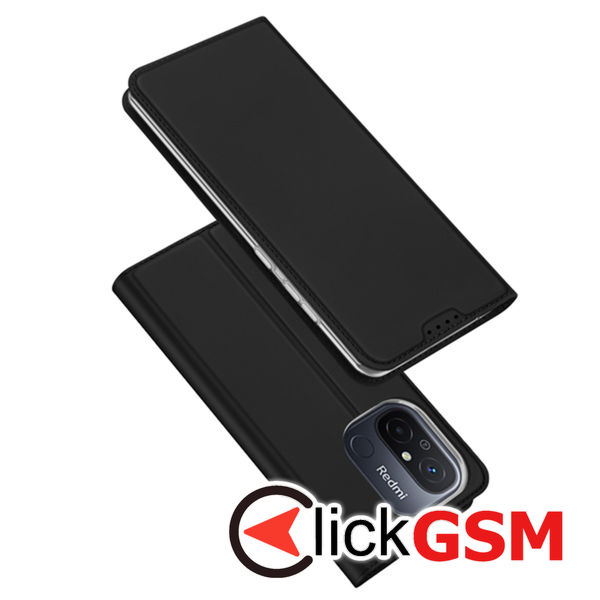 Husa Skin Pro negru Xiaomi Redmi 12C 8vk