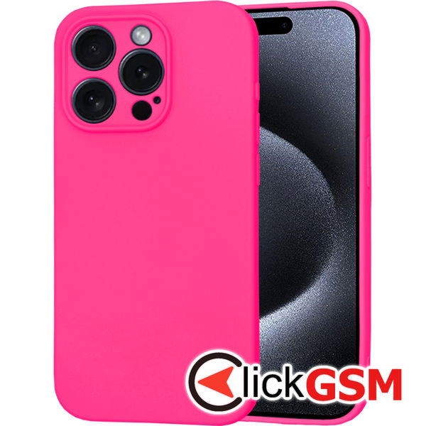 Husa SoftFlex fucsia Apple iPhone 15 Pro i4z