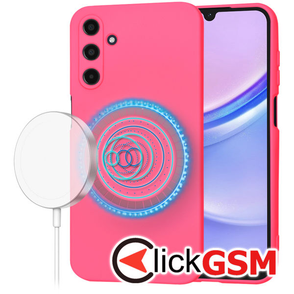 Husa SoftFlex fucsia Samsung Galaxy A15 dmc