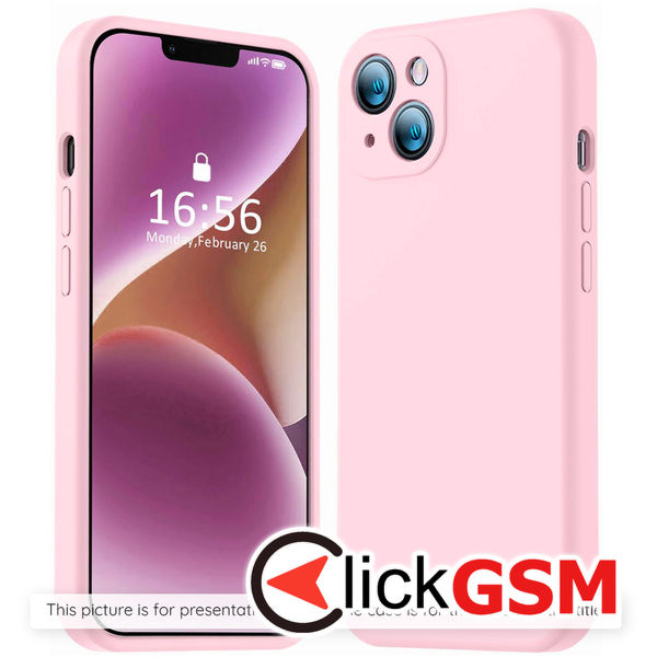 Husa SoftFlex roz Apple iPhone X c20