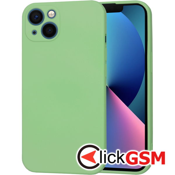 Husa SoftFlex verde deschis Apple iPhone 13 i3f