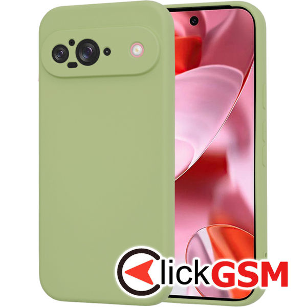 Husa SoftFlex verde Google Pixel 9 fzm