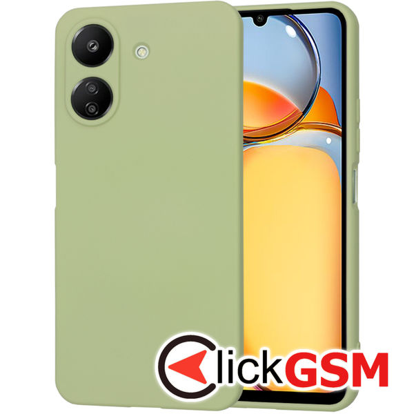 Husa SoftFlex verde Xiaomi Redmi 13C cz1