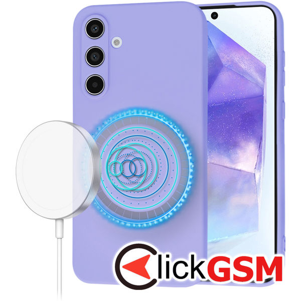 Accesoriu Husa SoftFlex Violet Samsung Galaxy A55 5G