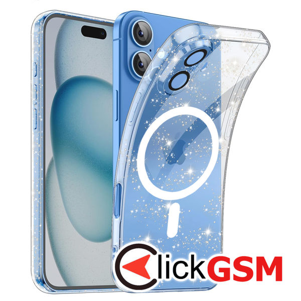 Husa SparkleSkin transparenta Apple iPhone 16 ccz