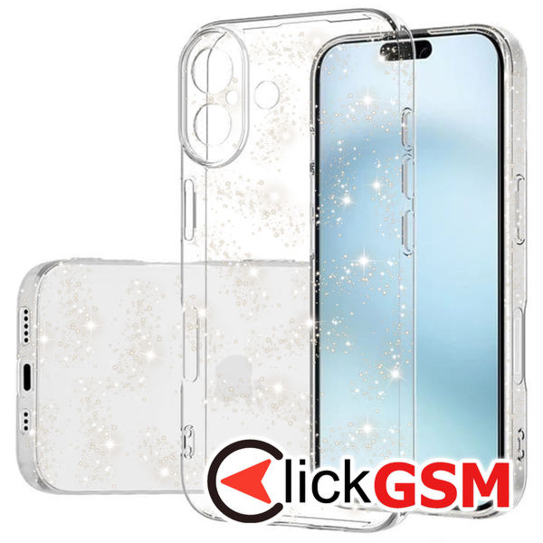 Husa SparkleSkin transparenta Apple iPhone 16 Plus g8o