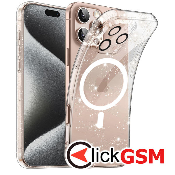 Husa SparkleSkin transparenta Apple iPhone 16 Pro cd4