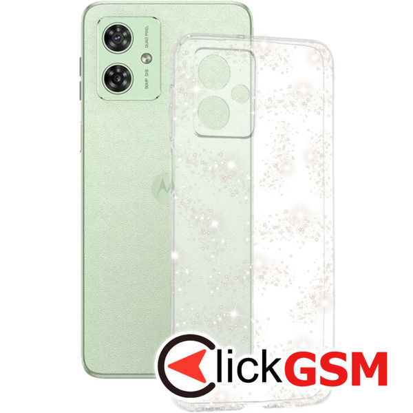 Husa SparkleSkin transparenta Motorola Moto G54 9rk