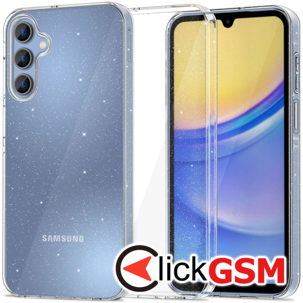 Husa SparkleSkin transparenta Samsung Galaxy A15 abd