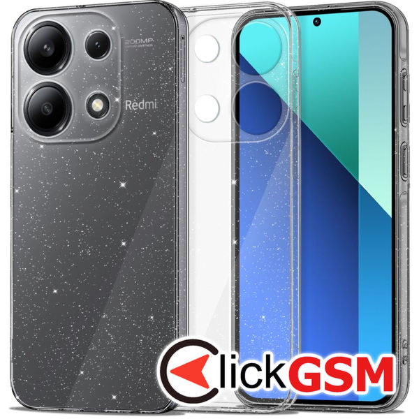 Husa SparkleSkin transparenta Xiaomi Redmi Note 13 4G 9rz