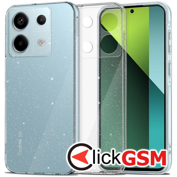 Husa SparkleSkin transparenta Xiaomi Redmi Note 13 5G 9rp