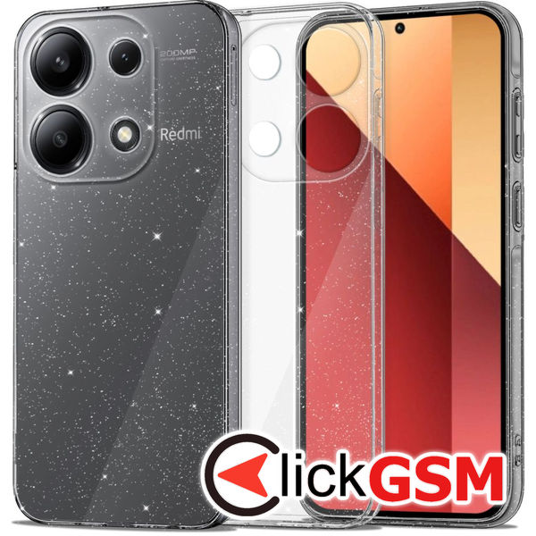 Husa SparkleSkin transparenta Xiaomi Redmi Note 13 Pro 4G 9s4