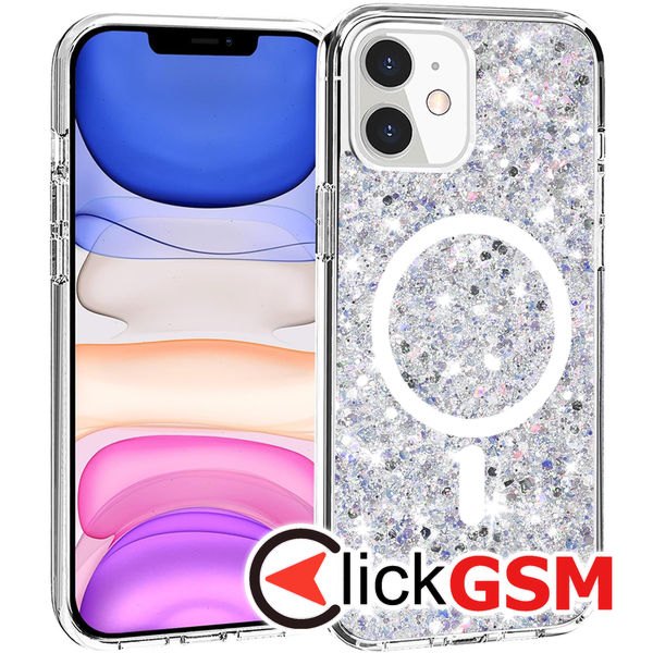 Husa Sparkly Glitter  alb Apple iPhone 11 9ih