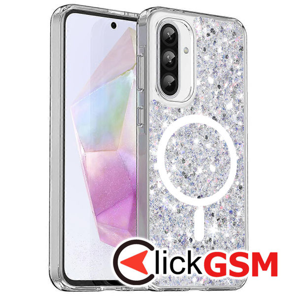 Husa Sparkly Glitter  alb Samsung Galaxy A36 4ql