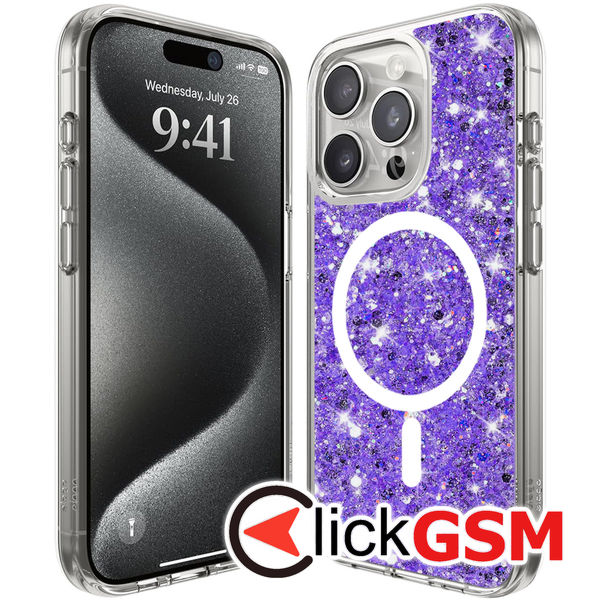 Husa Sparkly Glitter  mov Apple iPhone 16 Pro ge4